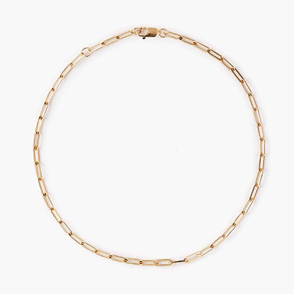 Love Link Gold Chain Anklet from Otiumberg