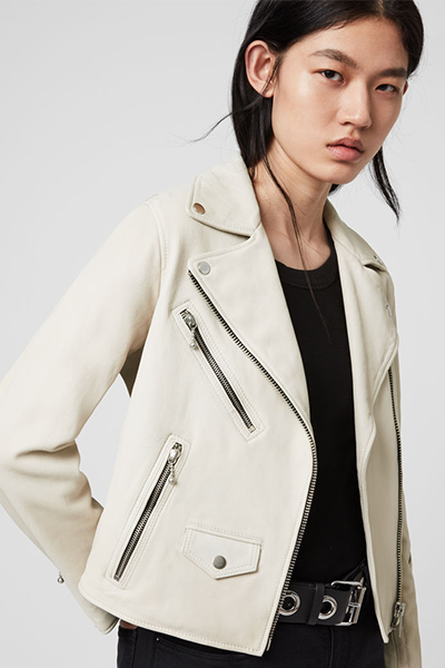 Riley Leather Biker Jacket from AllSaints