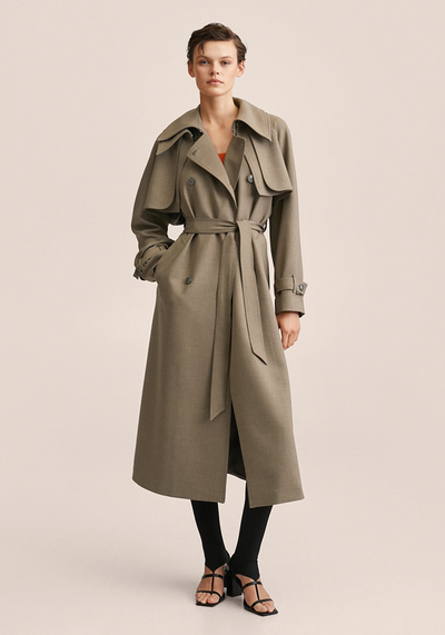 Detachable Gilet Trench from Mango