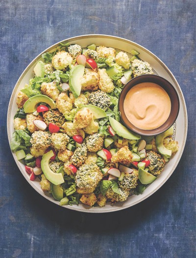 Bang Bang Cauliflower Salad Bowls