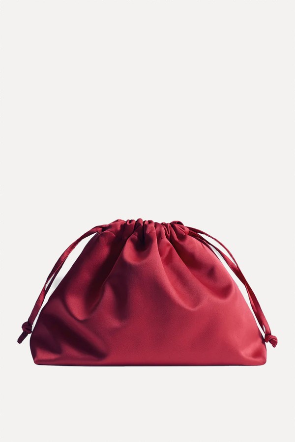 Morgan Satin Small Pouch