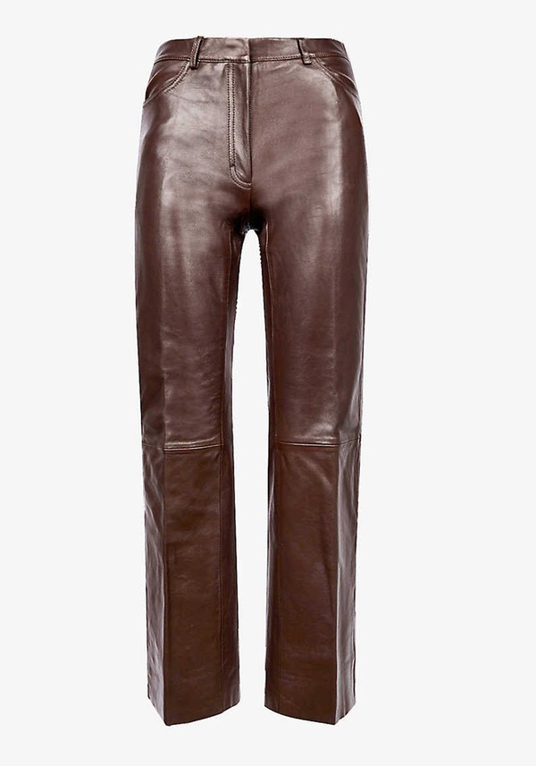 Leather Trousers from Sandro