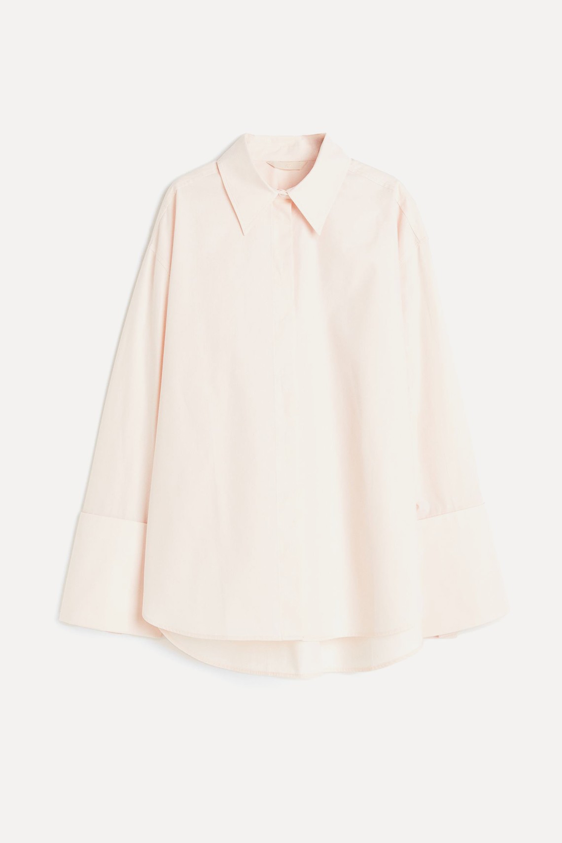 Oversized Wide-Cuffed Shirt  from H&M