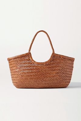Nantucket Large Woven Leather Tote from Dragon Diffusion