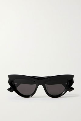 Edgy Cat-Eye Acetate Sunglasses from Bottega Veneta