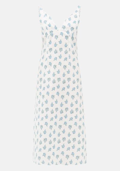 Minnie Floral-Print Cotton-Voile Nightdress from Emilia Wickstead