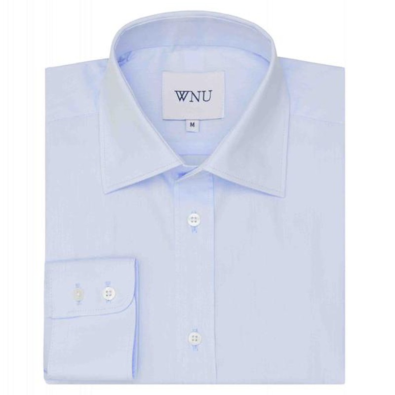 Blue Poplin Shirt from With Nothing Underneath