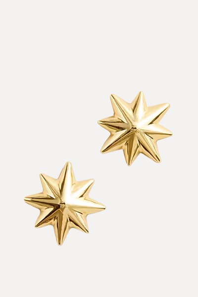 Oversized Starburst Stud Earrings from J.Crew