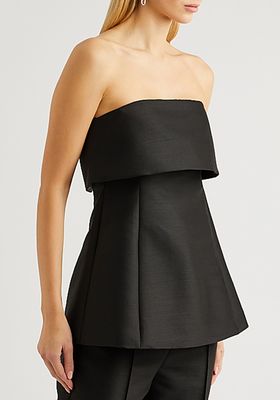 Strapless Cotton-Blend Top from Totême