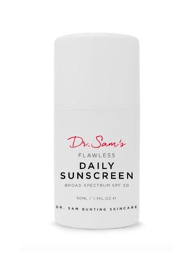 Flawless Daily Sunscreen SPF 50 from Dr Sam's