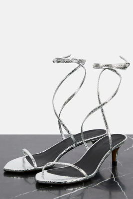 Metallic Leather Sandals from Isabel Marant