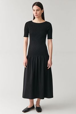 Smocked Cotton Dress from COS