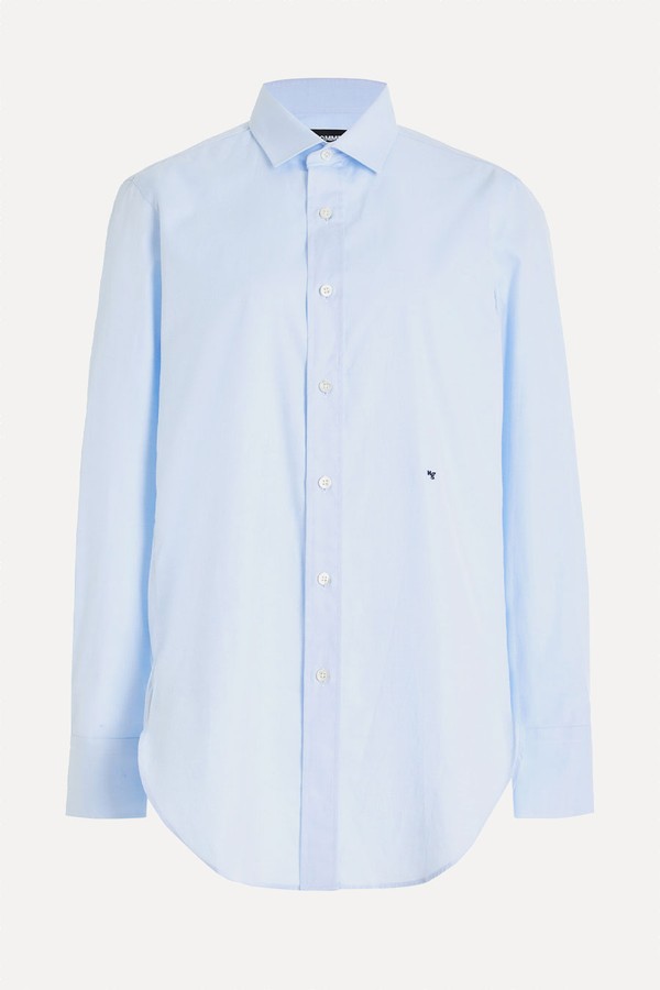 Embroidered Cotton-Poplin Shirt from Hommegirls