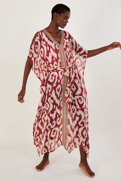 Ikat Print Maxi Kaftan from Monsoon