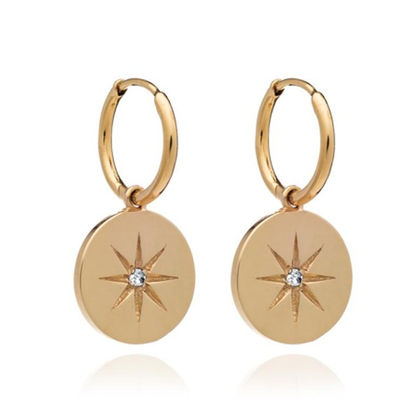 Mother Of Daughters Birth Star Huggie Hoops from Rachel Jackson