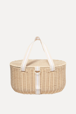 Le Weekend Large Woven Picnic Basket  from Sunnylife