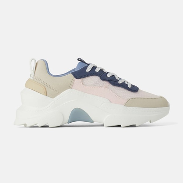 Mesh Chunky Sole Sneakers from Zara