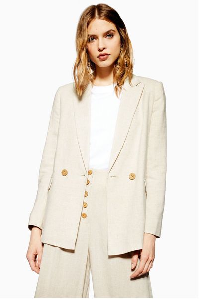 Blazer with Linen