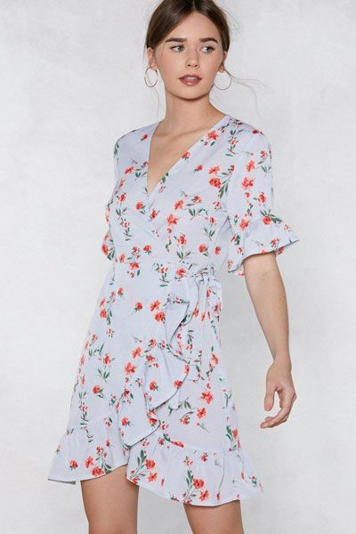 New Leaf Floral Dress