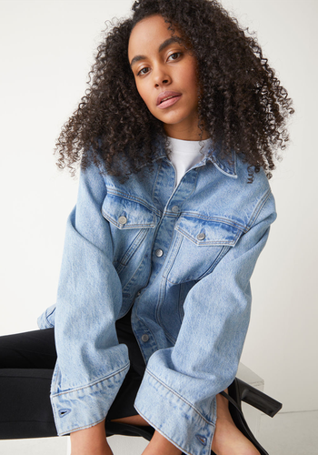 Button Up Denim Jacket