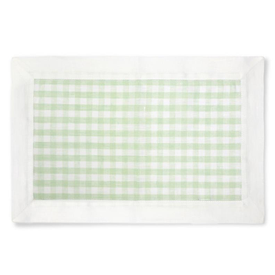 Gingham Linen Placemats from Rebecca Udall