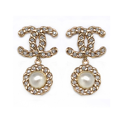 Pearl Drop Earrings from Chanel