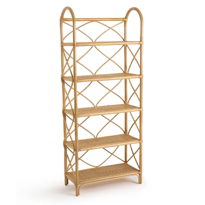 Malu Rattan Bookcase from La Redoute