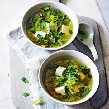 Healing Miso Soup With Tofu 