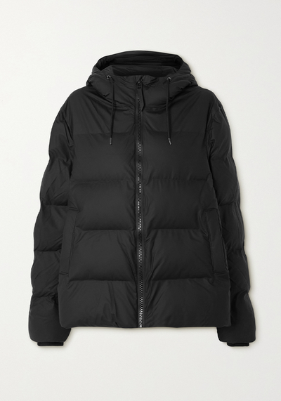 Hooded Quilted Padded Shell Coat from Rains