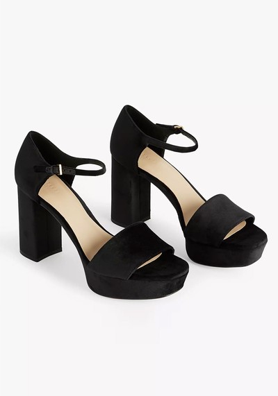 Velvet Platform Heels from Ted Baker