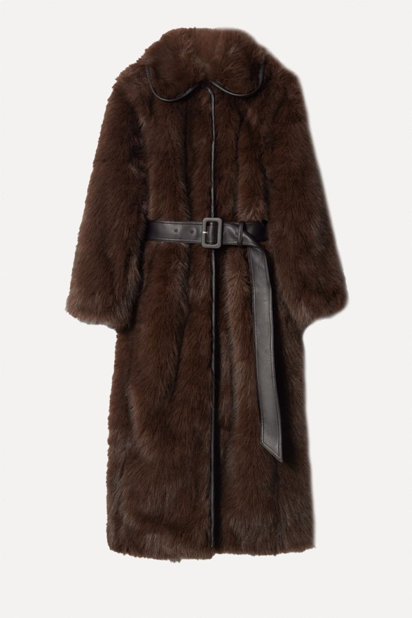 Belted Faux Fur Coat from & Other Stories