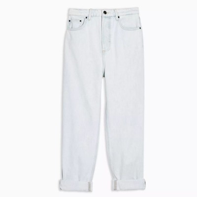 Bleach Wash Balloon Jeans