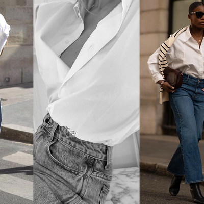 A Look We Love: White Shirt & Blue Jeans