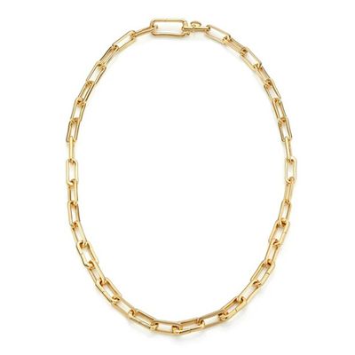 Alta Capture Gold Vermeil Charm Necklace from Monica Vinader 
