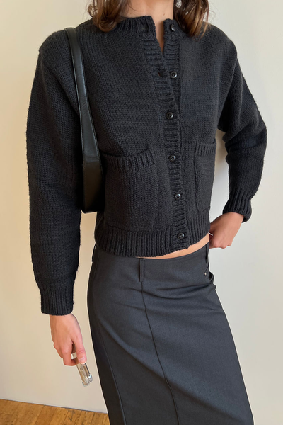 Le Apt Knitted Wool Cardigan 