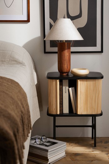 Jalousie Door Bedside Table from H&M