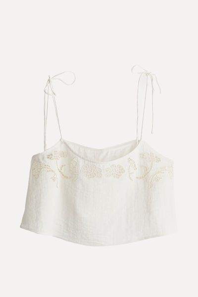 Broderie Anglaise Beach Top from H&M 