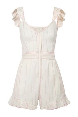 Embroidered Cotton-Voile Playsuit from Love Shack Fancy