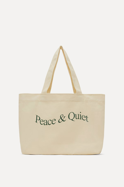 Wordmark Canvas Tote Bag from Museum Of Peace And Quiet 