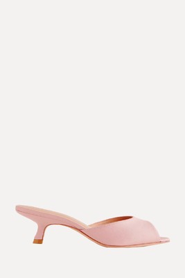 Winnie Peep Toe Heeled Mules from Reformation