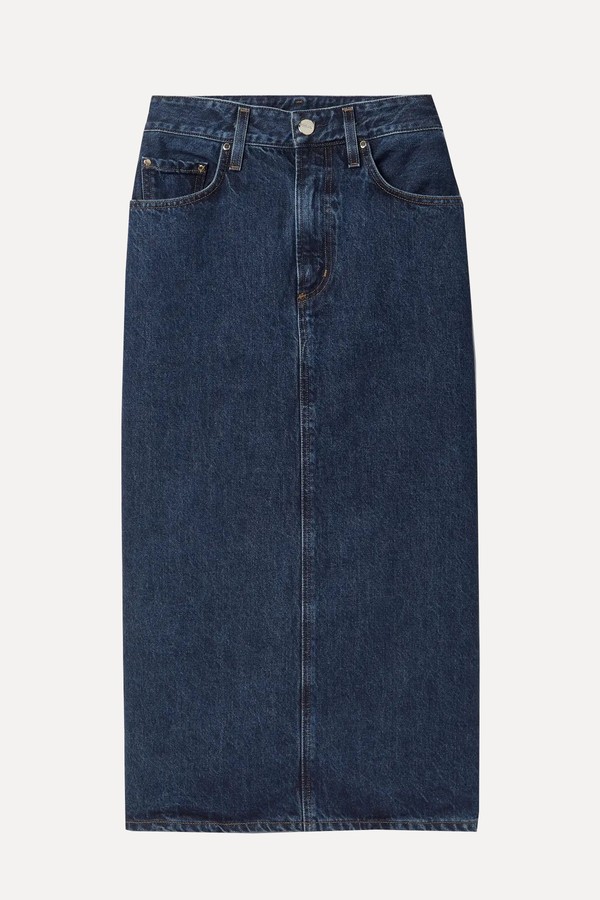 Denim Midi Skirt from Goldsign