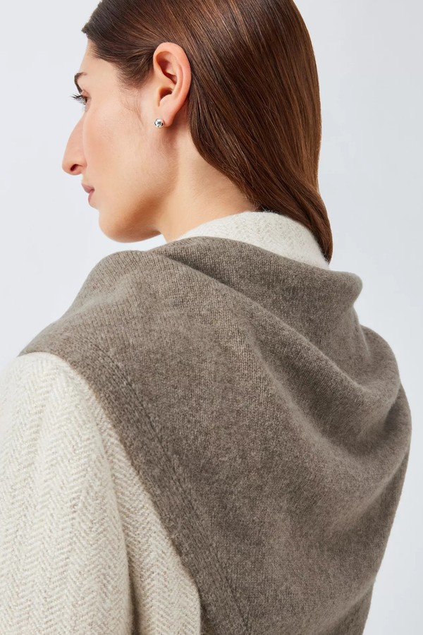 Wool Blend Knit Bandana Scarf from John Lewis