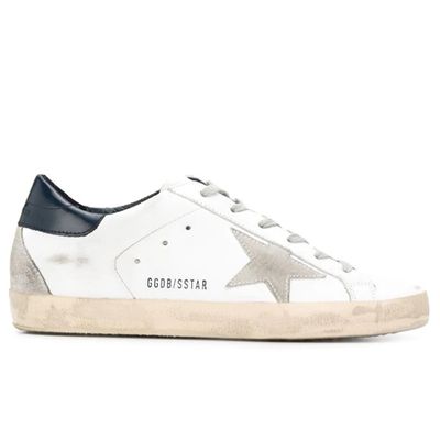 Distressed Finish Low Top Sneakers from Golden Goose