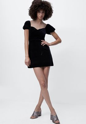Yule Velvet Fit & Flare Dress from French Connection