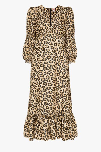 Rosemary Leopard-Print Midi Dress from Shrimps 