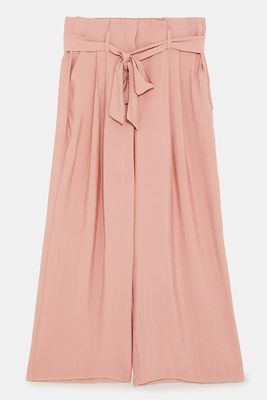 Paperbag Waist Culottes from Zara