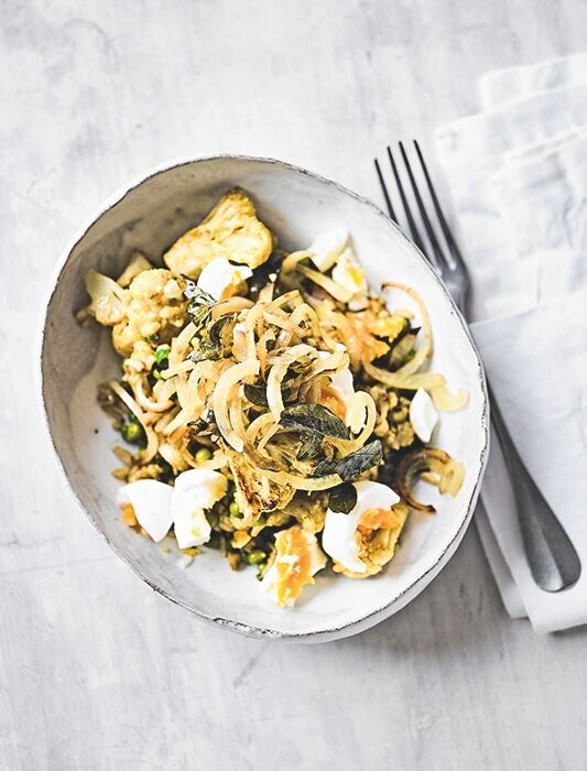 Kedgeree with Cauliflower & Spices