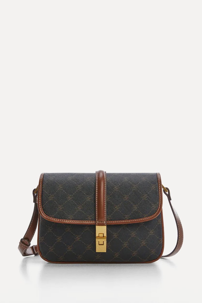 Logo Printed Crossbody Bag from Mango