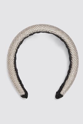 Padded Rhinestone Headband from Zara