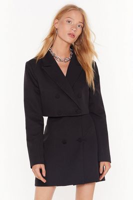 Tailor Isn't An Option Cropped Blazer from Nasty Gal